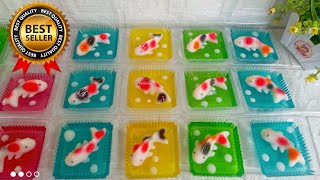 TERLARIS SAAT INI‼️Tips mewarnai ikan koi #puding #viral #pudding #idejualan #ikankoi #tips #resep