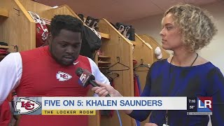 Breland Moore goes 5-on-5 with Chiefs rookie DT Khalen Saunders