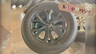 ล้อแท้ถอดศูนย์ Fortuner ขอบ18” ยางคู่ตัว Bridgestone