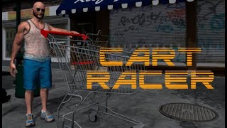 【Cart Racer】おじさんがショッピングカートに乗ってゴールを目指すゲームがやばすぎて腹筋崩壊wwwww