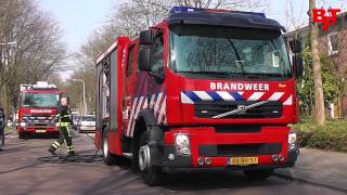 Brand in woning Europalaan zorgt voor veel rookontwikkeling, Tilburg (28 maart 2014)