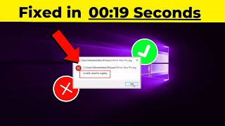 Fix Invalid Value for Registry Error when Opening Photos and Pictures 2024