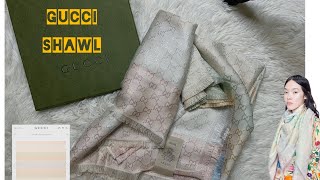 Gucci Shawl [GG jacquard shawl] Price $750