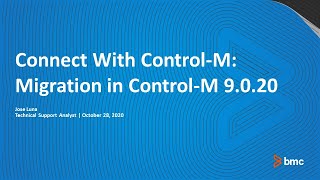 CWCM: Migration in Control-M 9.0.20.