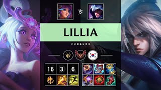 Lillia Jungle vs Talon: Pentakill, Legendary - KR Grandmaster Patch 25.S1.2