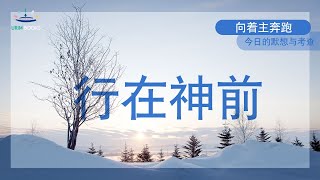 向着主奔跑(今日的默想与考查)_行在神前