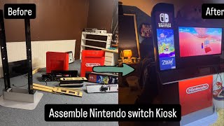 Assembling a Nintendo switch kiosk ￼