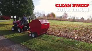 Steiner Turf – Steiner 450 Tractor with Lawn Sweeper Attachment