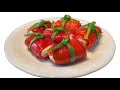 Закуска из красного перца. Вкусно, просто и полезно.