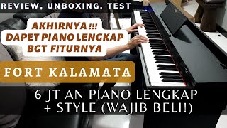 AKHIRNYA ADA JUGA!!! Digital Piano LENGKAP 6 Jt an Full Style | Fort Kalamata | DGX bisa dilawan