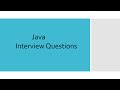 Java Interview Questions And Answers | Java Interview