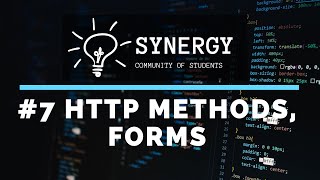 #7 | Flask Tutorials - HTTP Methods, Forms
