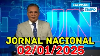 JORNAL NACIONAL - PREVISÃO DO TEMPO - 02/01/2024 / QUINTA FEIRA