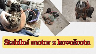 Koupil jsem stabilní motor z kovošrotu. Motor Jikov. Dává jiskru 👍👍 Benzínový stabilák