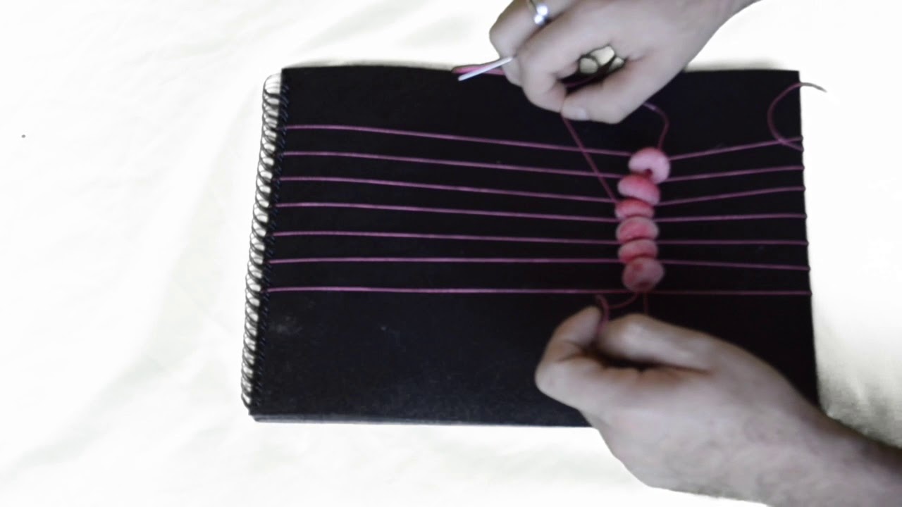 Beading With A DIY Loom - YouTube