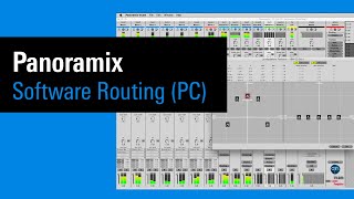 IRCAM Tutorials / Panoramix : Software Routing (PC)