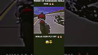 Kawasaki Ninja h2r flyby#Kawasaki Ninja h2r