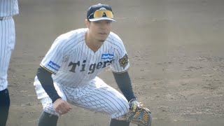 【次々と流れる送球】阪神 内野ノック ゲッツー回し 宜野座キャンプ