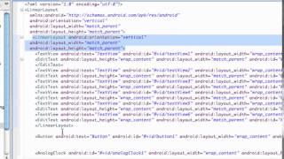 Android Application Development Tutorial 35 XML ScrollView and AnalogClock