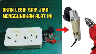 mesin bor dan mesin gerinda listrik dengan dimmer ac