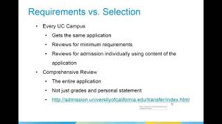 2019 UC Application Online Workshop