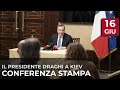 Conferenza stampa del Presidente Draghi a Kiev