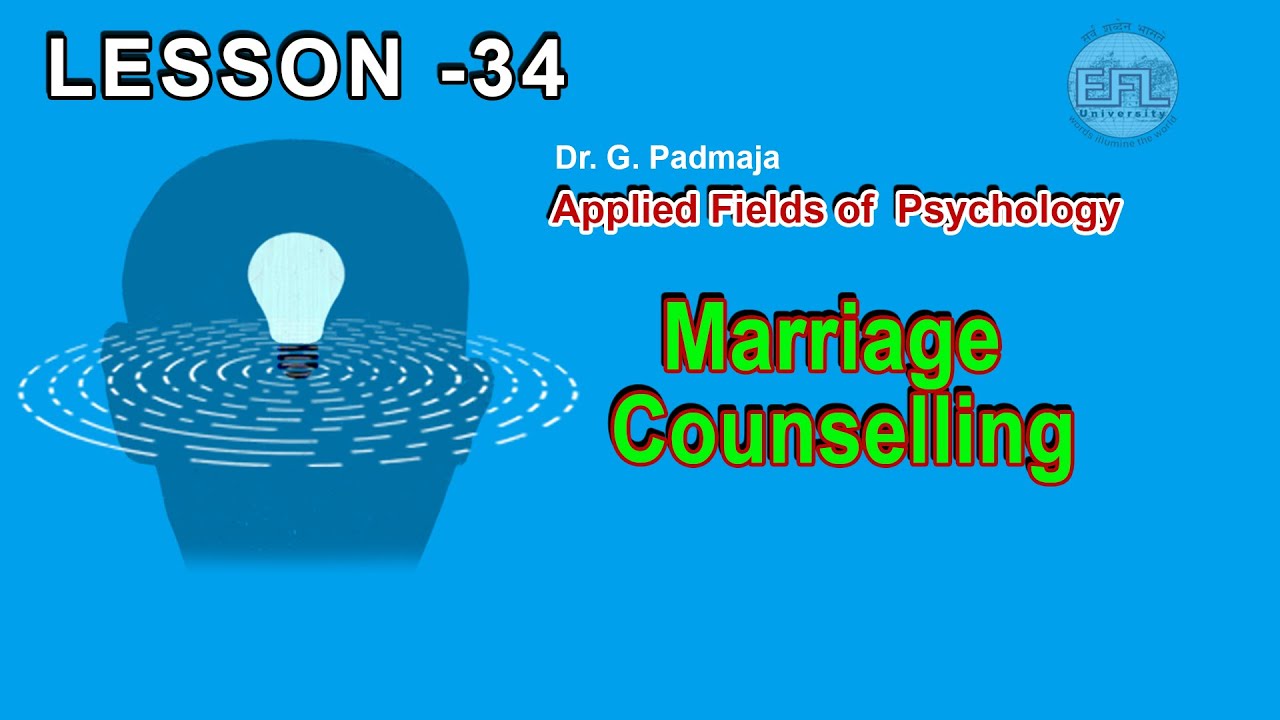 LESSON - 34- Marriage Counseling - YouTube