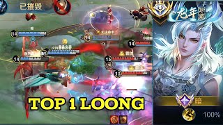 Best Tactics top 1 Global Loong hok | Honor of Kings Gameplay