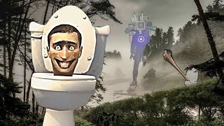 Inodoro Skibidi Poner una Trampa en Nuestro Bosque en la Vida Real | Skibidi Toilet Español