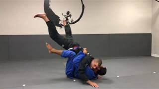 Side Control Escape to Butterfly Sweep