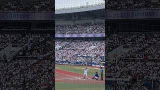 日本生命セ・パ交流戦 2024 38髙部瑛斗選手　打撃フォーム　2024年6月15日　ZOZOマリンスタジアム　千葉ロッテマリーンズvs中日