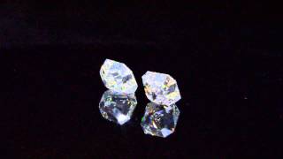 2.56ct Radiant I-VVS1 EGLUSA and 3.02ct Radiant H-VVS2 EGL Int'l