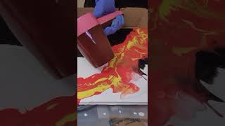 Fluid Art On Fire