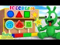 Pea Pea Making Colorful Fruit Ice Cream - Kid Learning - PeaPea Cartoon