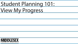Student Planning 101 | Video 1: View My Progress
