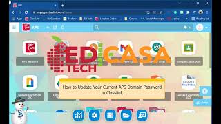 How to Update Your Current APS Domain Password in Classlink.