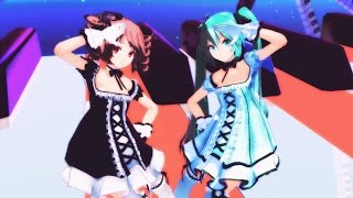 【MMD】XYZの魔法 Tda式 テト＆ミク(ゴスロリVer Tda Teto ＆ Miku )