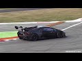 new lamborghini huracán super trofeo evo testing on track