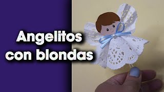 Angelitos DIY ideal para decorar bautizo o primera comunión