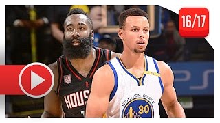 James Harden vs Stephen Curry EPIC PG Duel Highlights (2016.12.01) Warriors vs Rockets - MUST SEE!