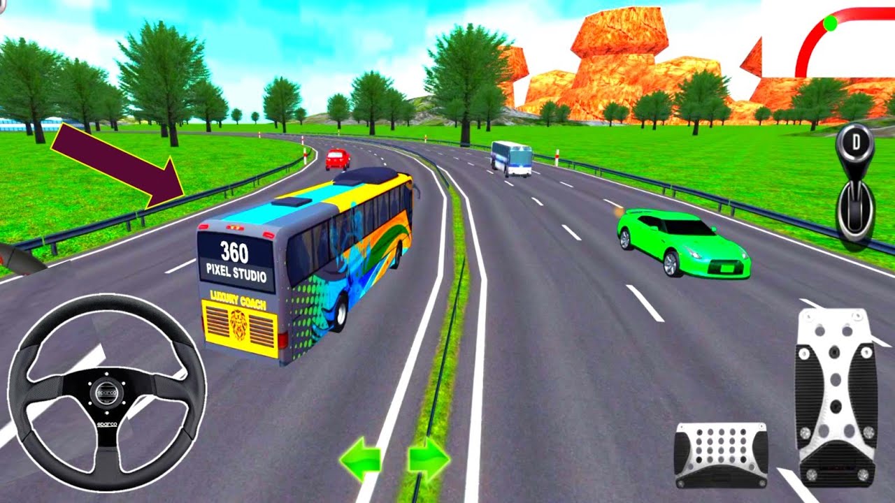 EURO Coach Bus Simulator 2020 City Bus Driving Games Android Gameplay ...