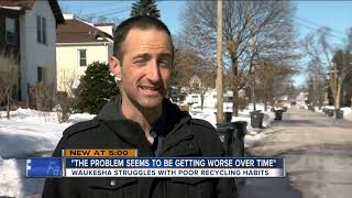 'The problem seems to be getting worse over time': Waukesha analyzing recycling contamination
