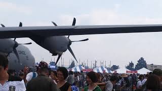 横田基地日米友好祭2018 アメリカ空軍 C‐130 戦術輸送機 ハーキュリーズ① 2018.09.16