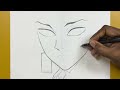 how to draw yoriichi tsugikuni from demon slayer step by step