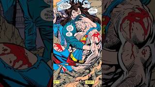 The Death Of Superman • Superman's First Battle With Doomsday #shorts #dccomics