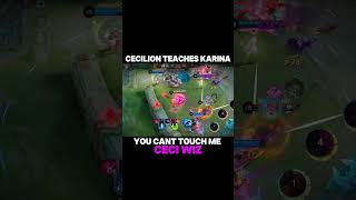 Karina You cant Touch My Cecilion  | TOP GLOBAL CECILION BEST BUILD AND EMBLEM - MLBB