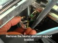 How to change a heater element on a dishwasher. Ariston, Creda, Hotpoint, Indesit, Philco