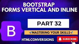 032 Bootstrap Forms Vertical and Inline