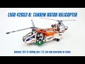 'Lego Technic 42052 B-model: Tandem Rotor Helicopter' Speed Build & Review