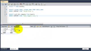 SQL Complete Tutorial - LIKE condition for pattern matching values - Chapter 18